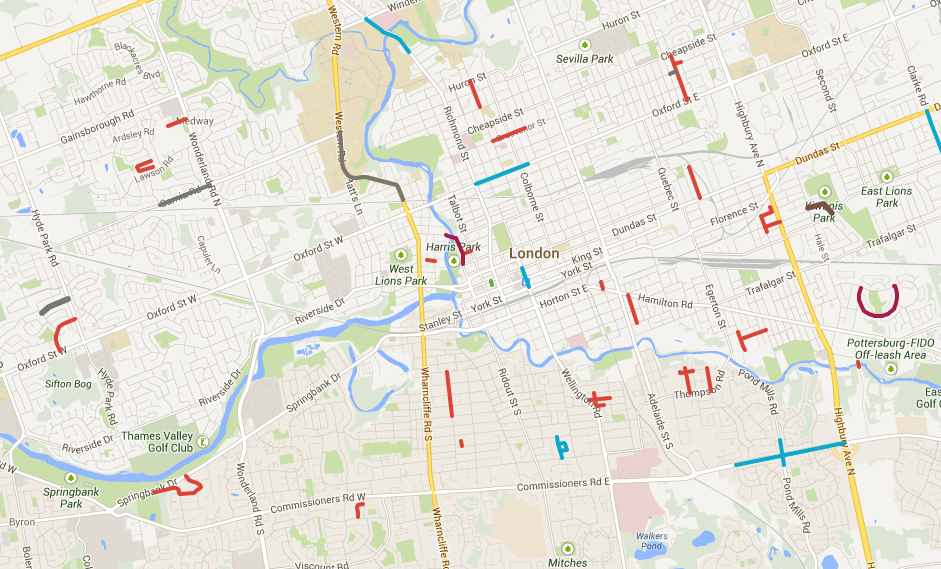Screenshot of google maps